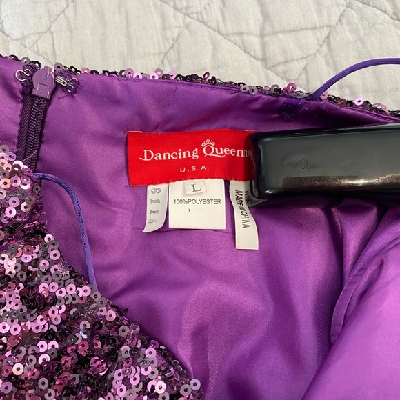 Purple Formal Prom Dress - Picture 4 of 6